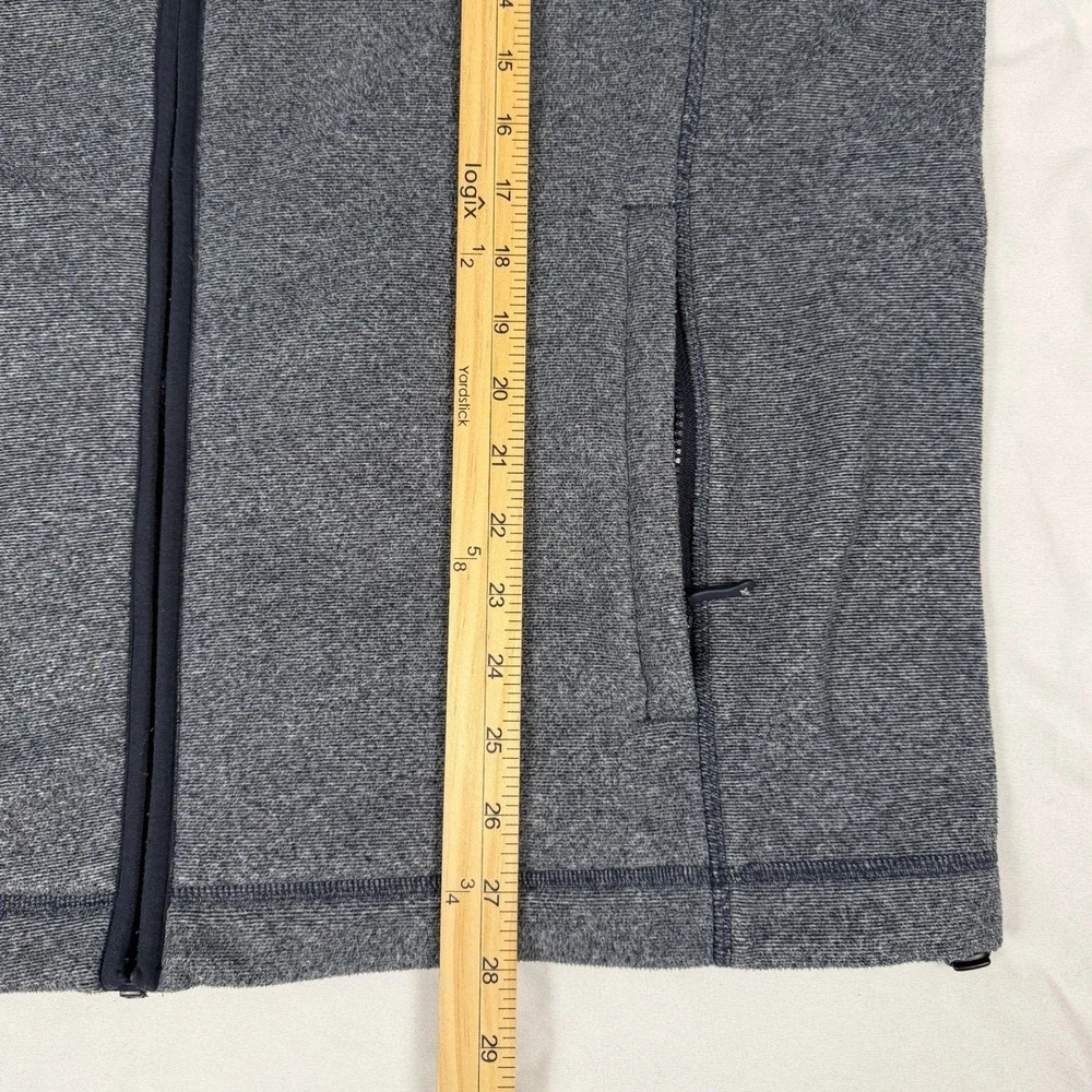 Cutter & Buck Spark Mainsail Mens Fleece Vest Grey Full Zip L Golf Gorpcore